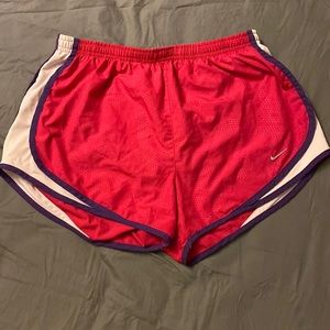 Pink Nike shorts